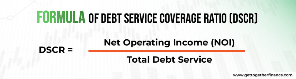 Formula of Debt Service Coverage Ratio (DSCR)