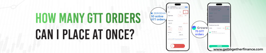 How many GTT orders can I place at once